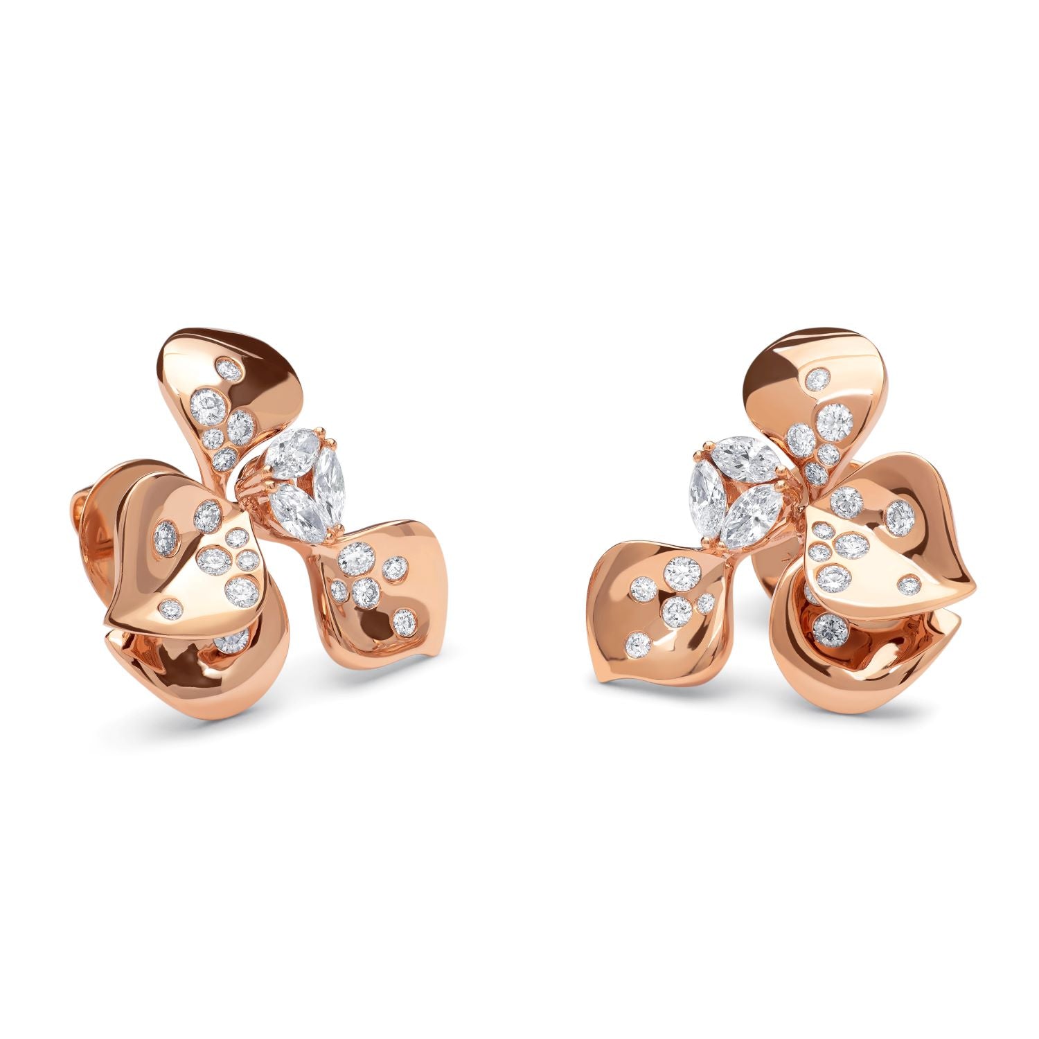 Ohrringe mit Diamanttropfen