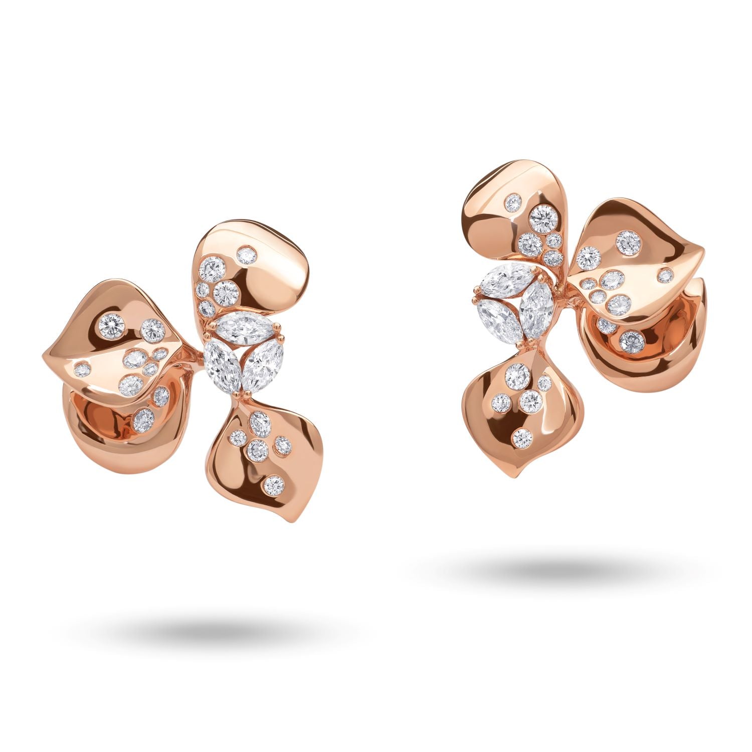 Ohrringe mit Diamanttropfen