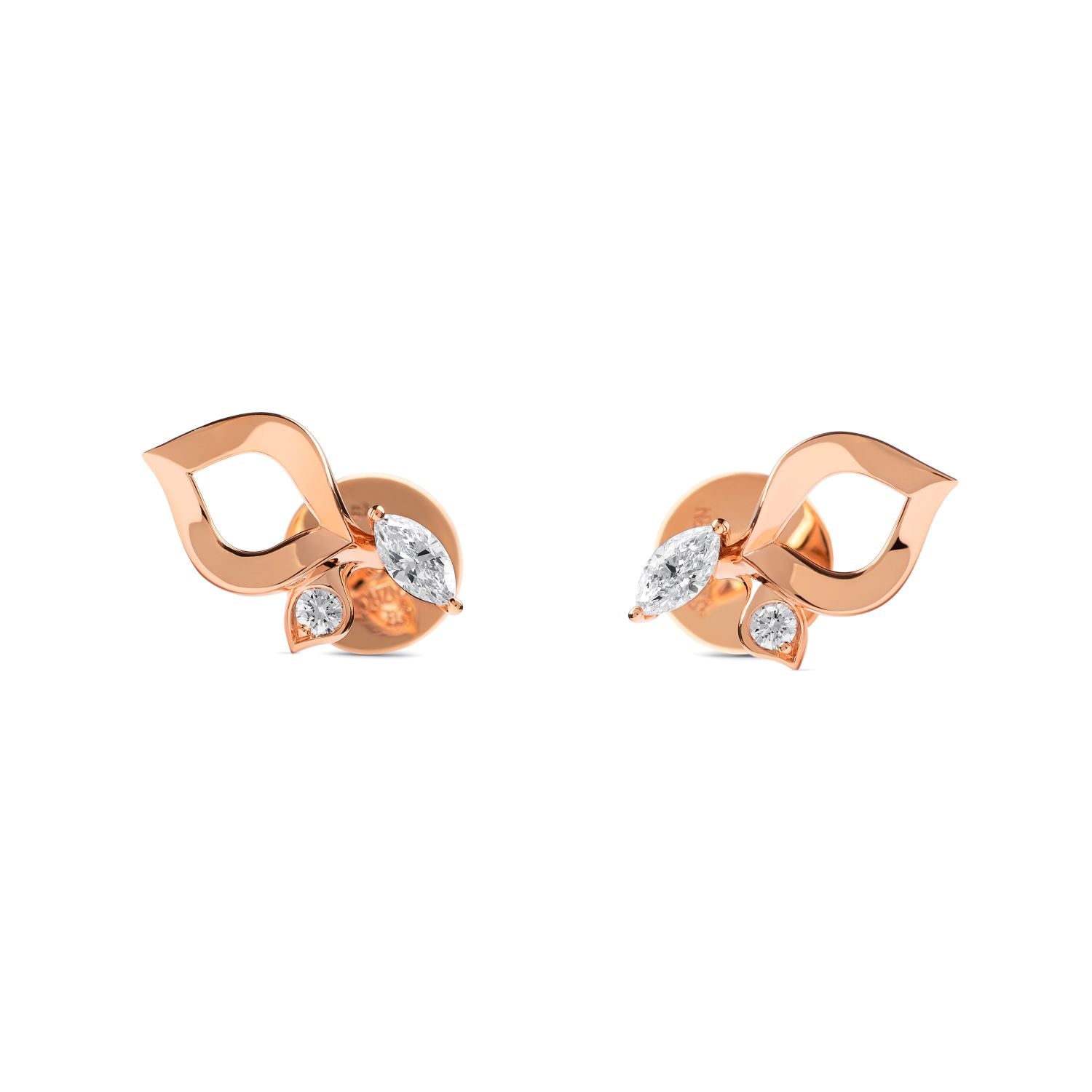 Ohrringe petite aus Roségold
