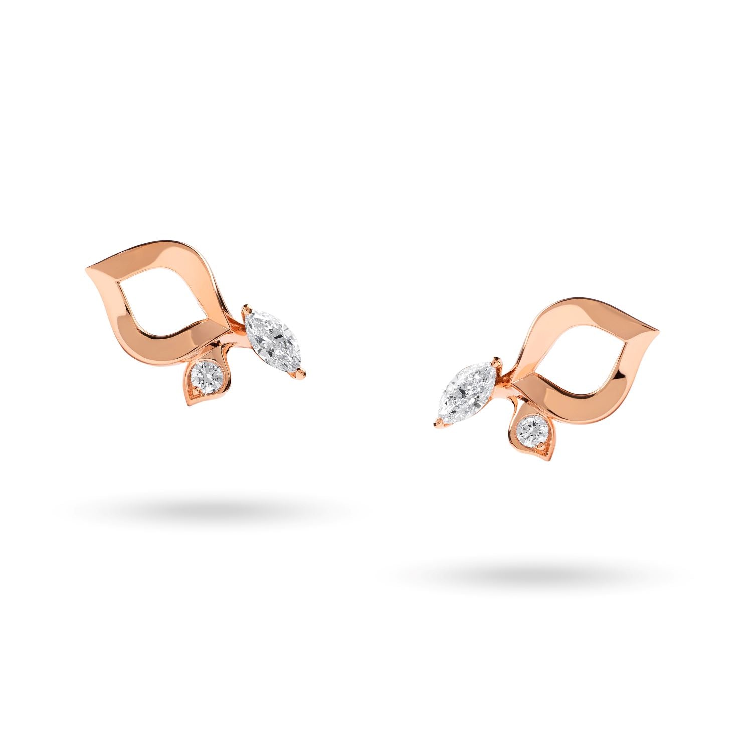 Ohrringe petite aus Roségold