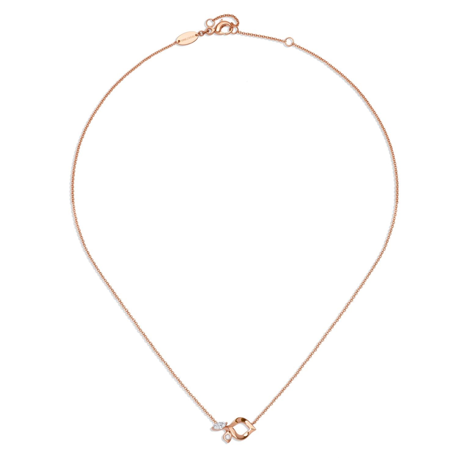 Halskette petite aus Roségold