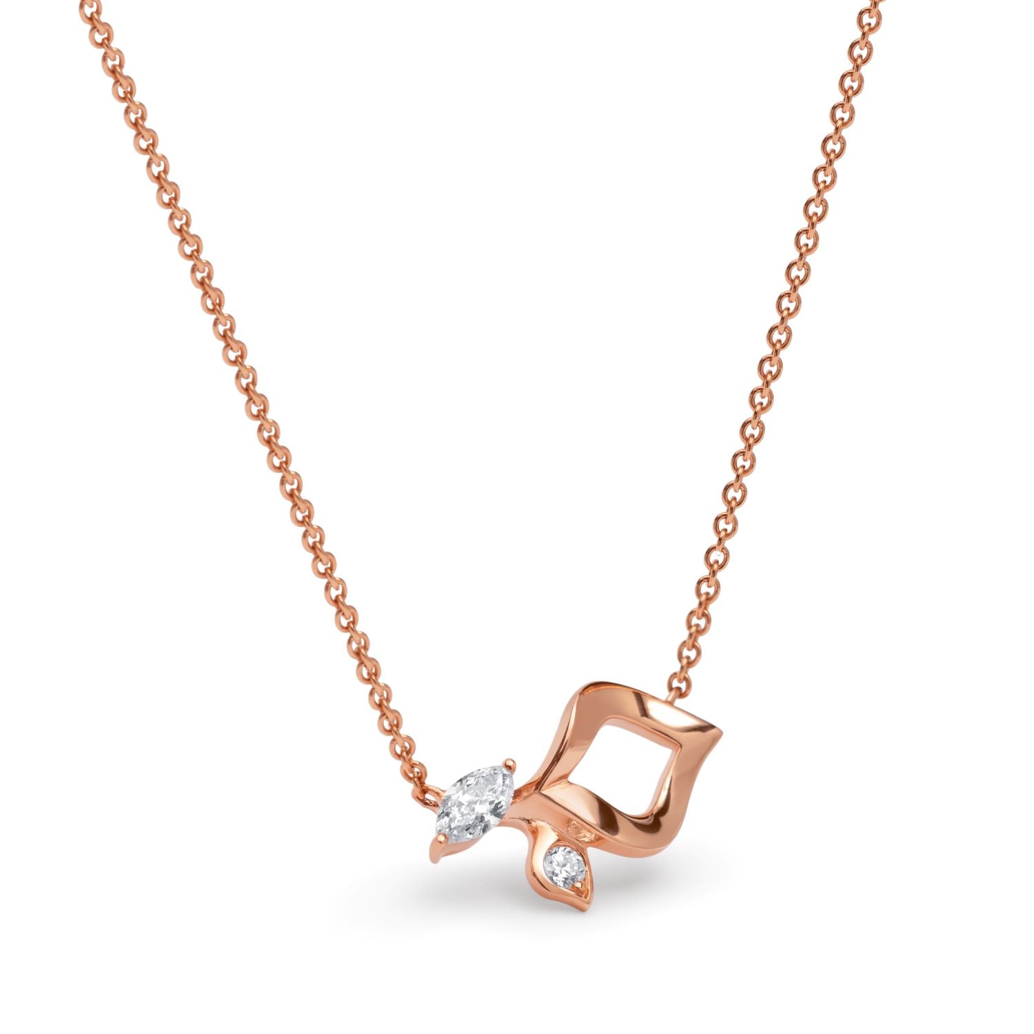 Halskette petite aus Roségold