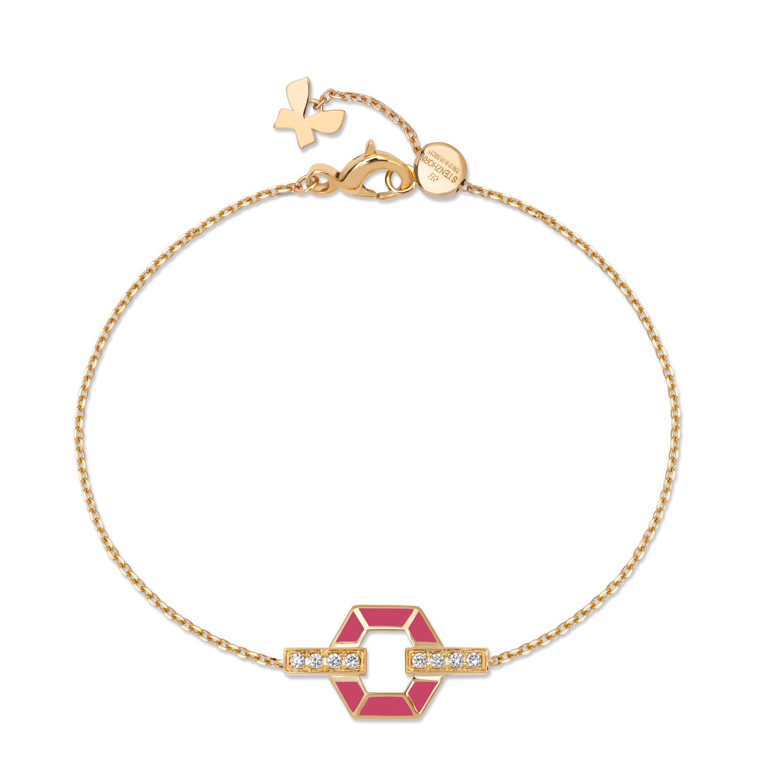 Armband mit Emaille und Diamanten
