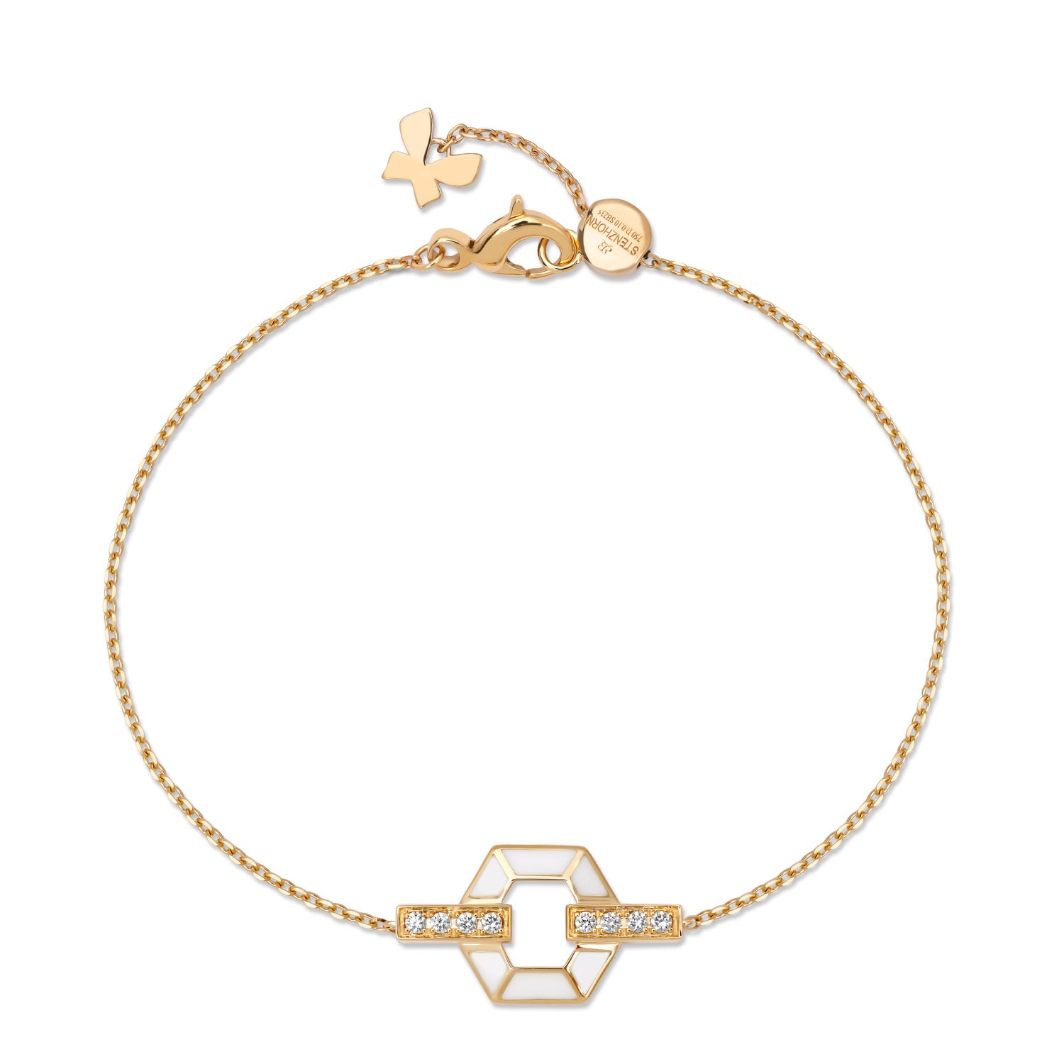 Armband mit Emaille und Diamanten