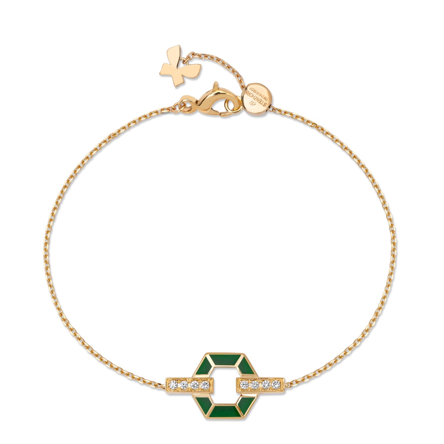 Armband mit Emaille und Diamanten