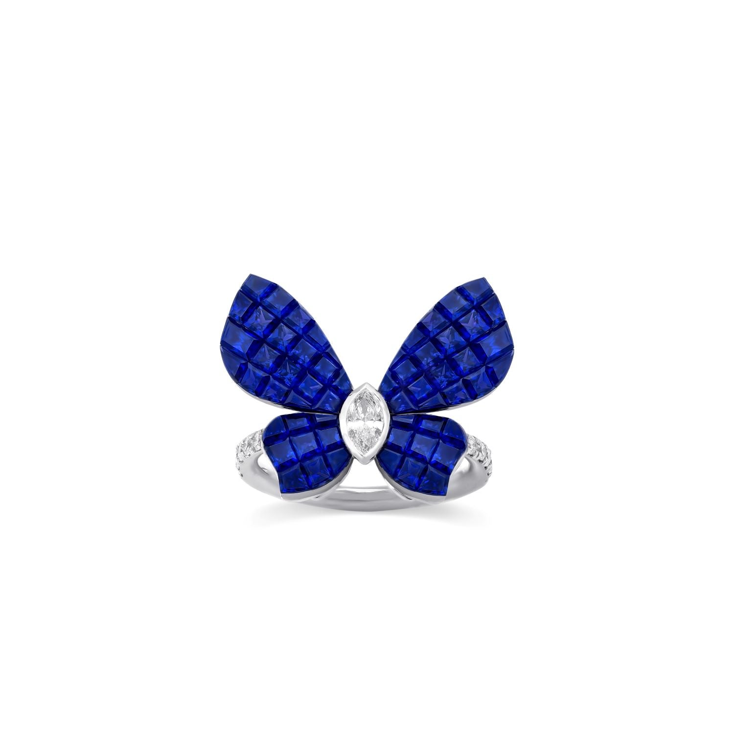 Ring mit blauen Saphiren