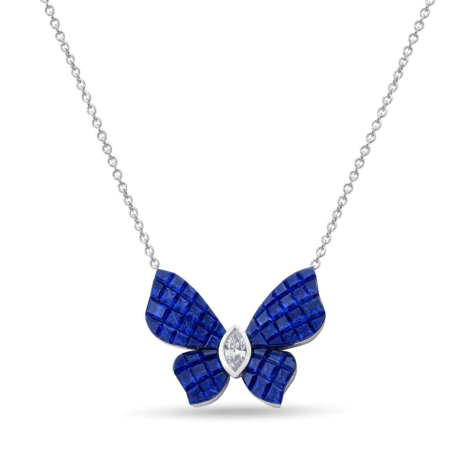 Necklace with Blue Sapphire