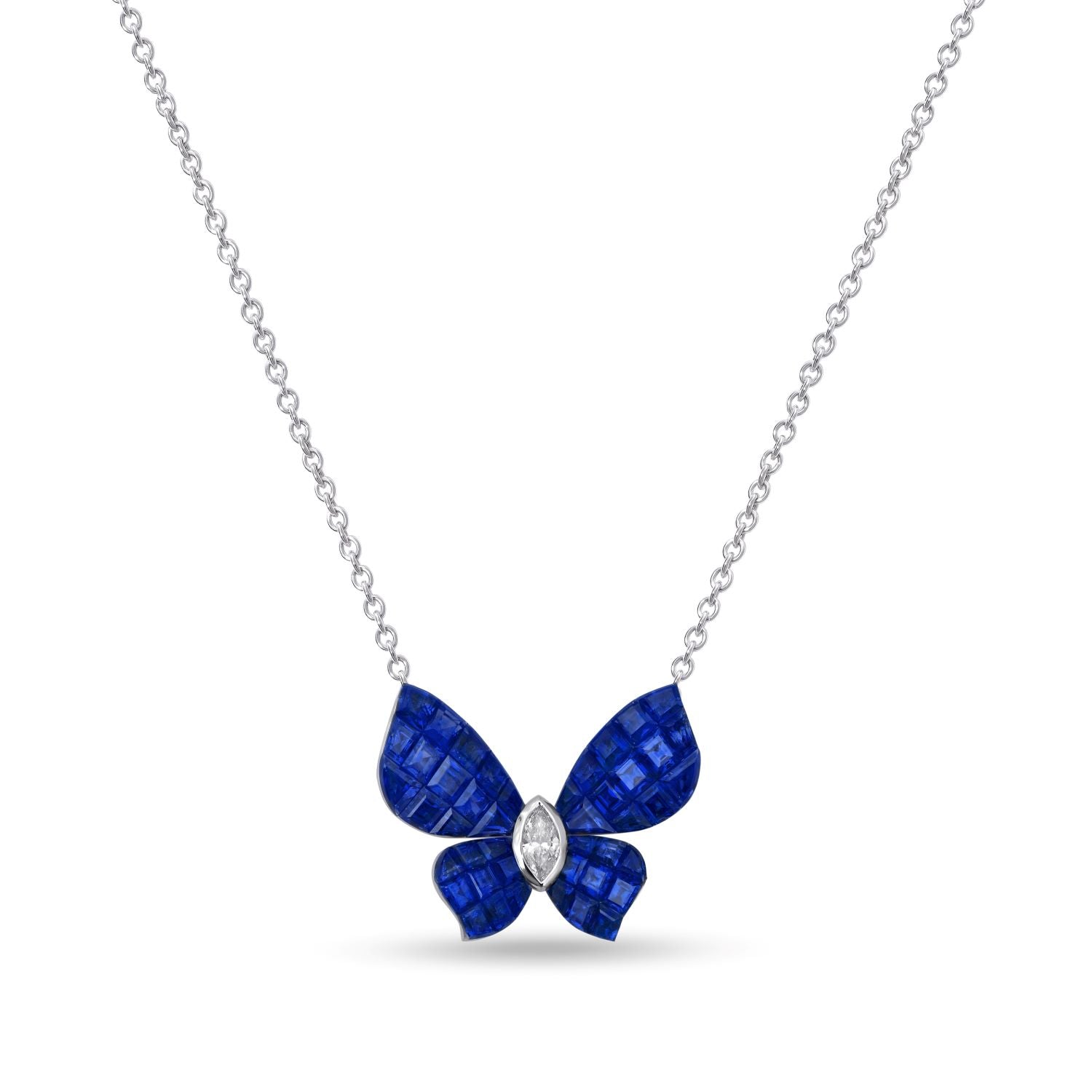 Necklace with Blue Sapphire