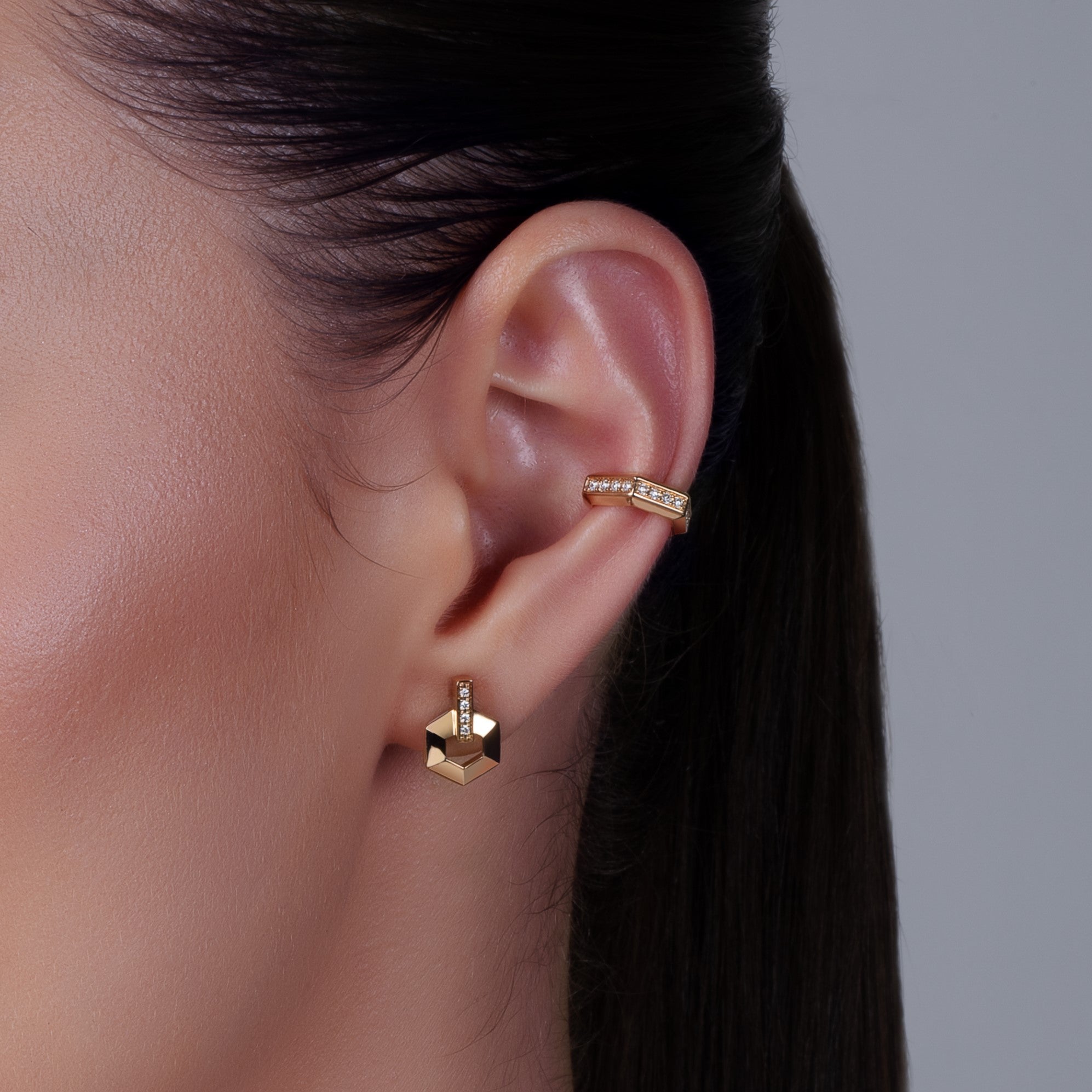 Ear Cuff with Diamonds