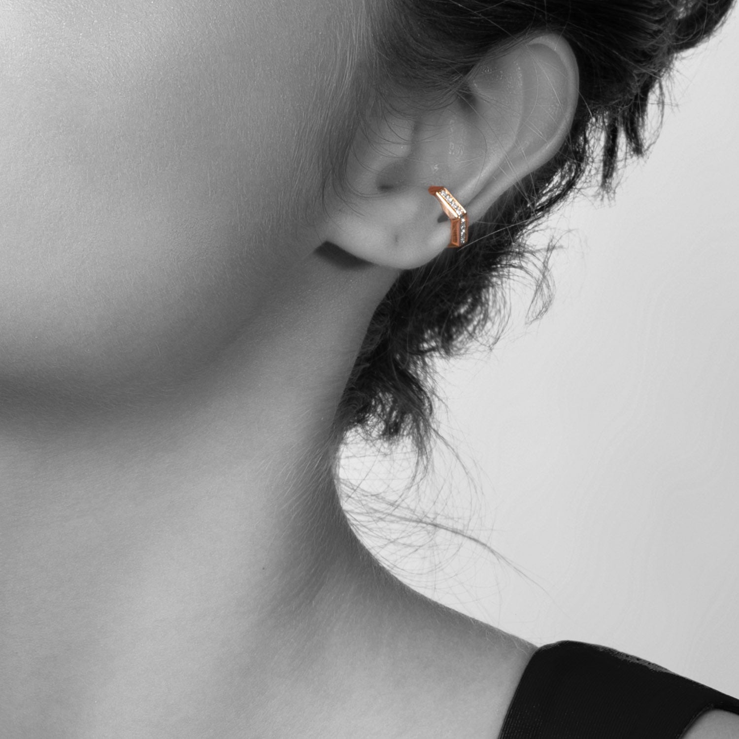 Ear Cuff with Diamonds