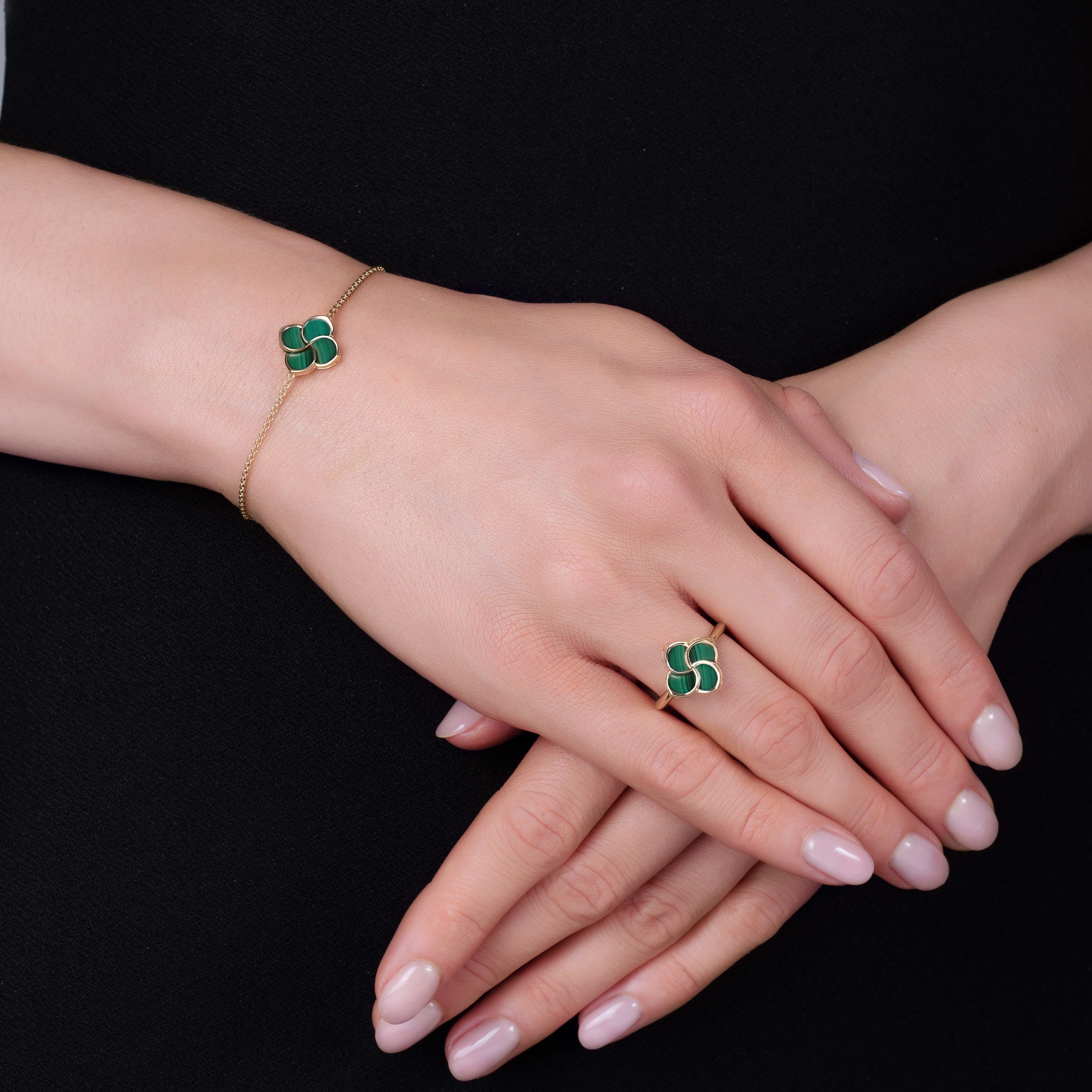 mini Bracelet with Malachite