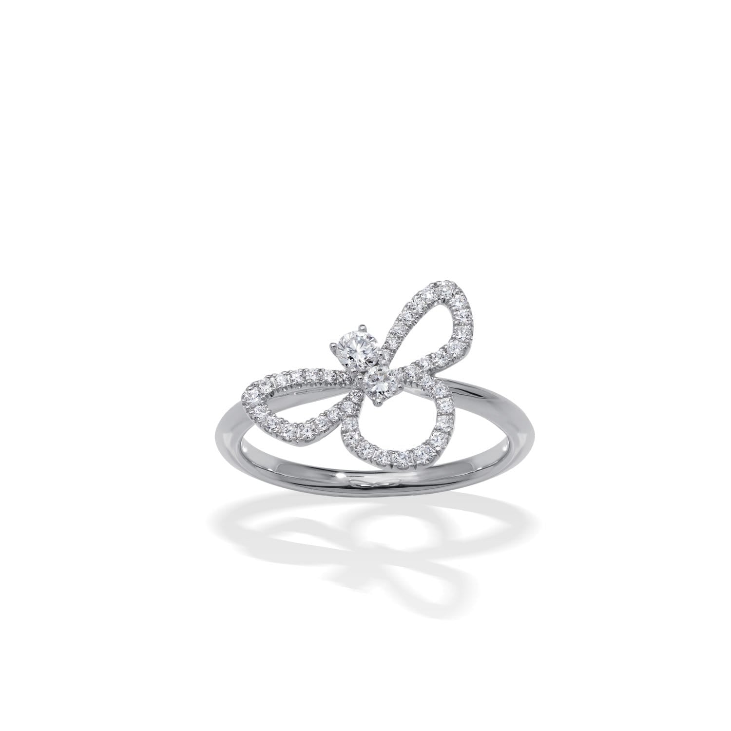 kleiner Bienenring mit Diamanten