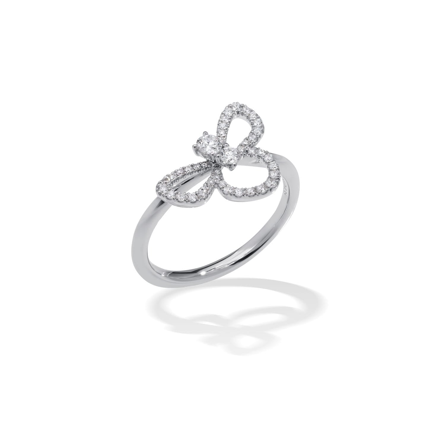 kleiner Bienenring mit Diamanten