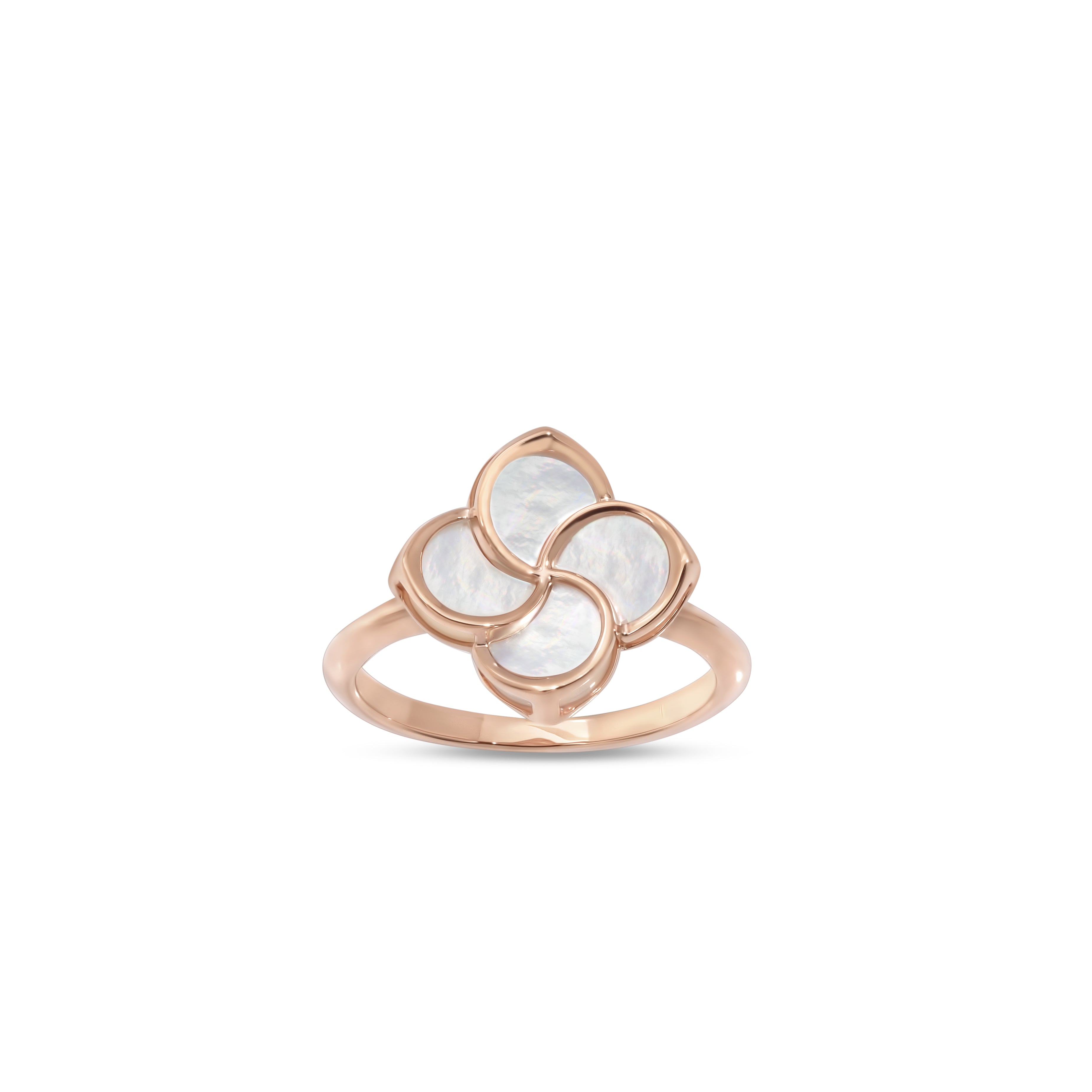 mini Ring mit Perlmutt