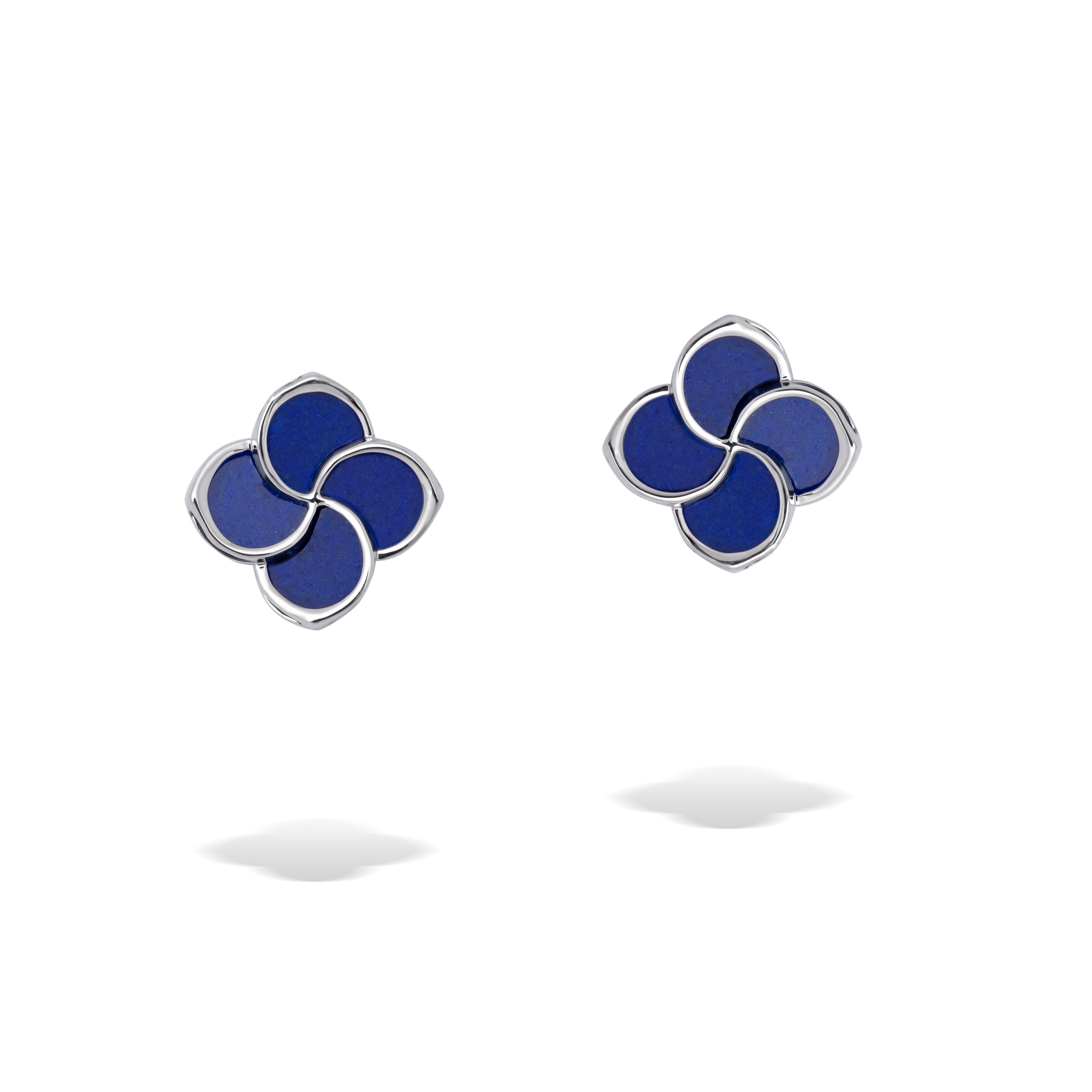 Mini Ohrringe mit Lapislazuli