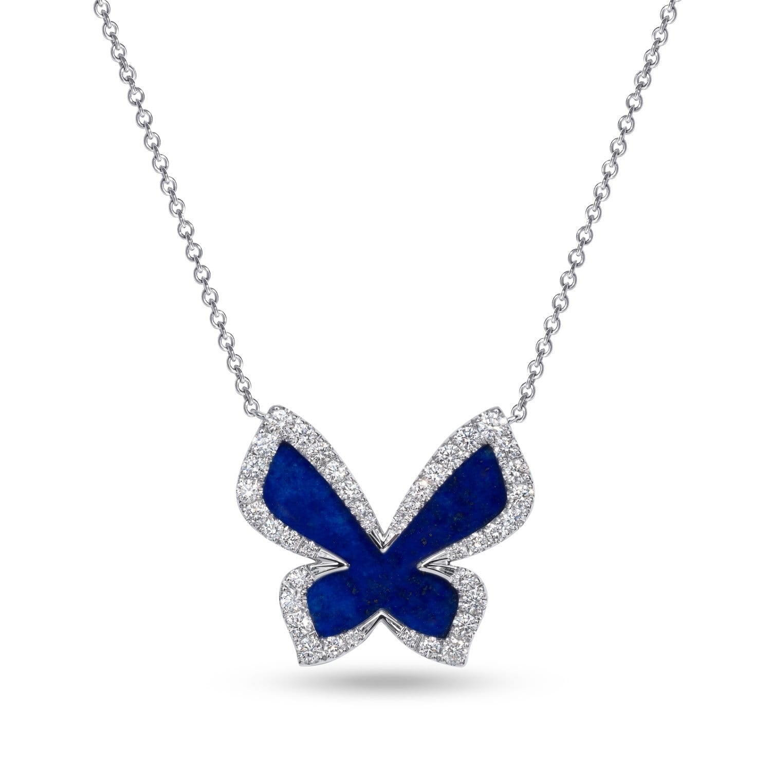 Schmetterlingshalskette mit Lapislazuli