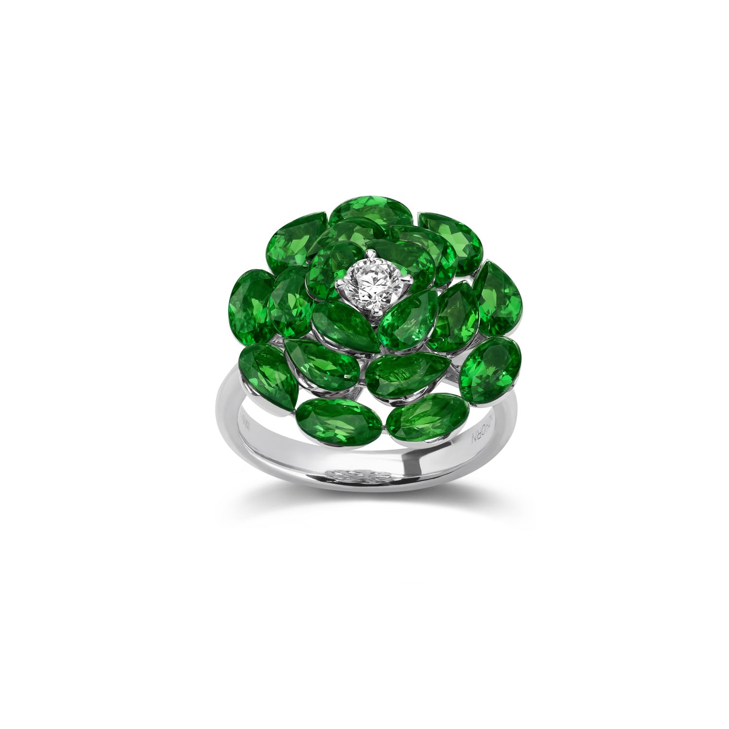 large Ring with tsavorite