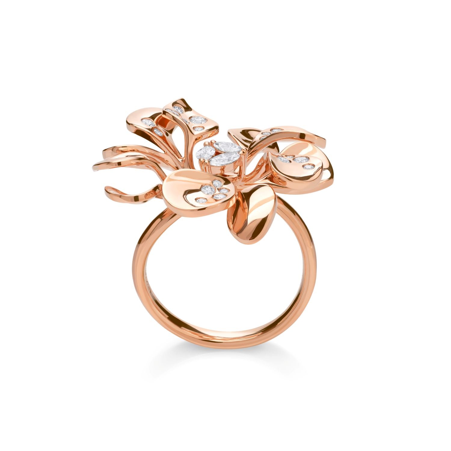 Ring mit Diamanttropfen
