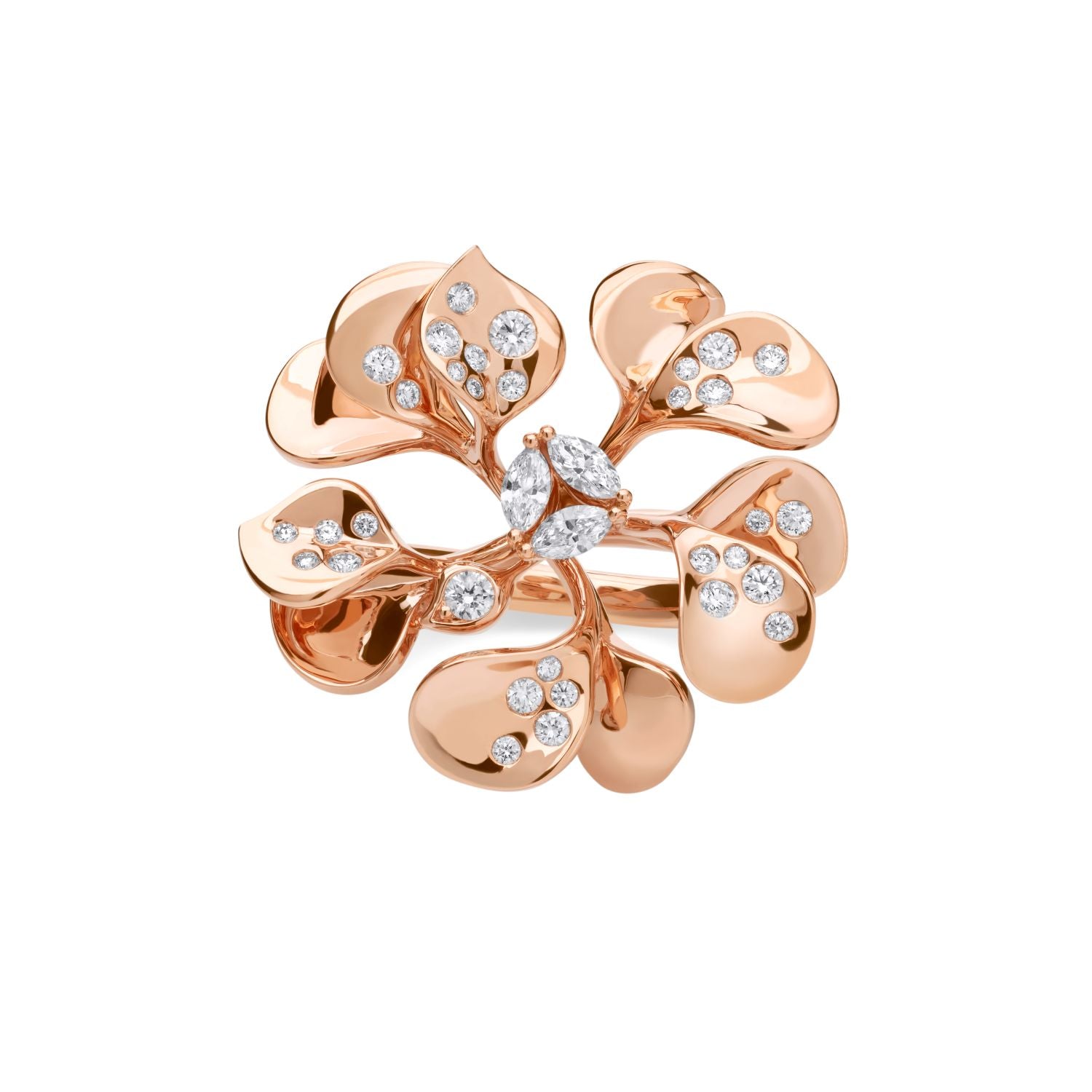 Ring mit Diamanttropfen