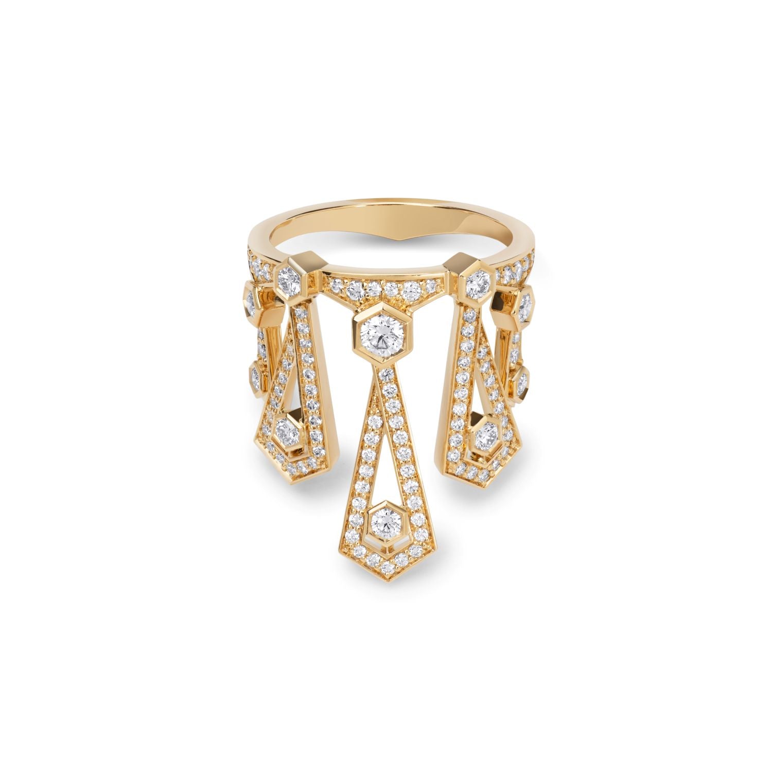 Gold Ring with Diamonds