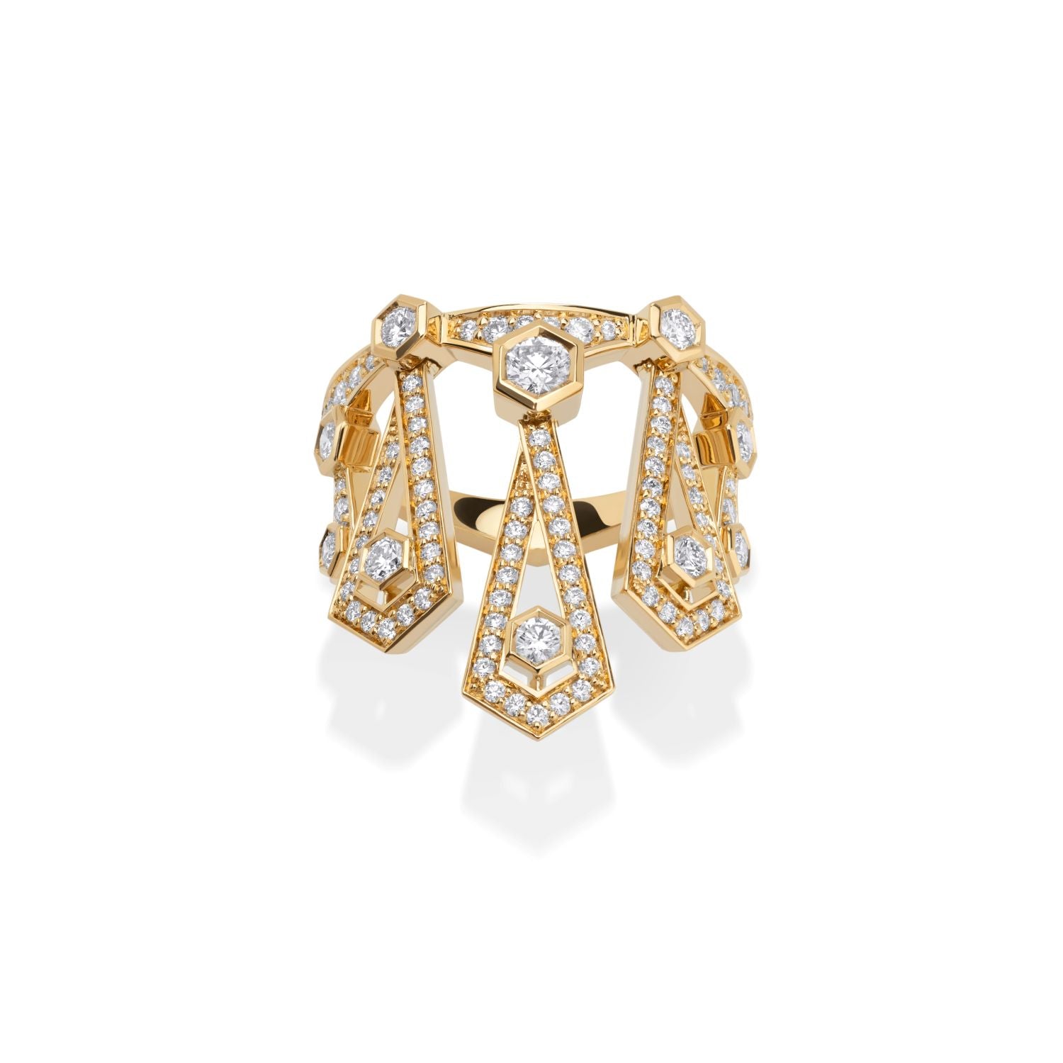 Gold Ring with Diamonds