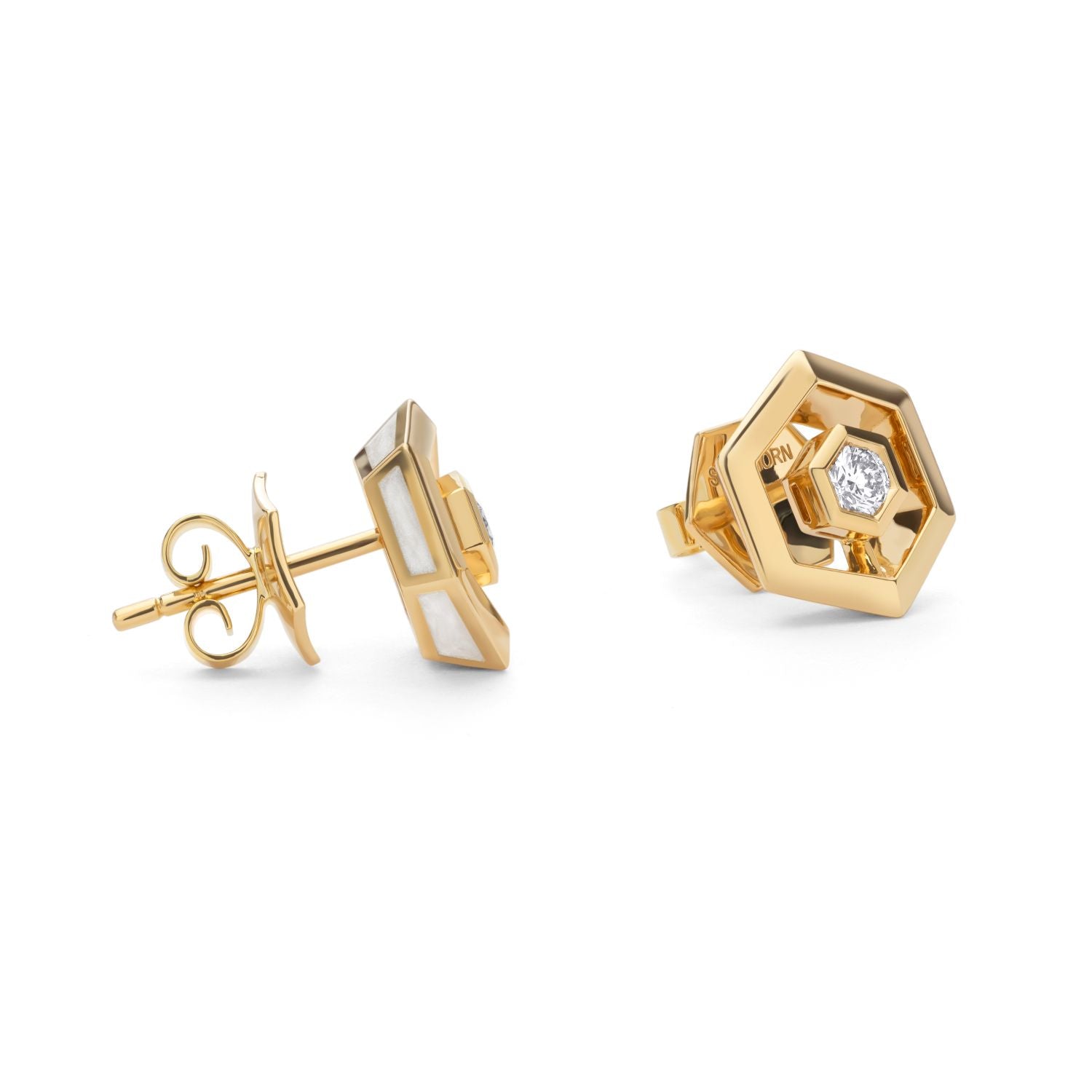 Diamond Halo Earrings