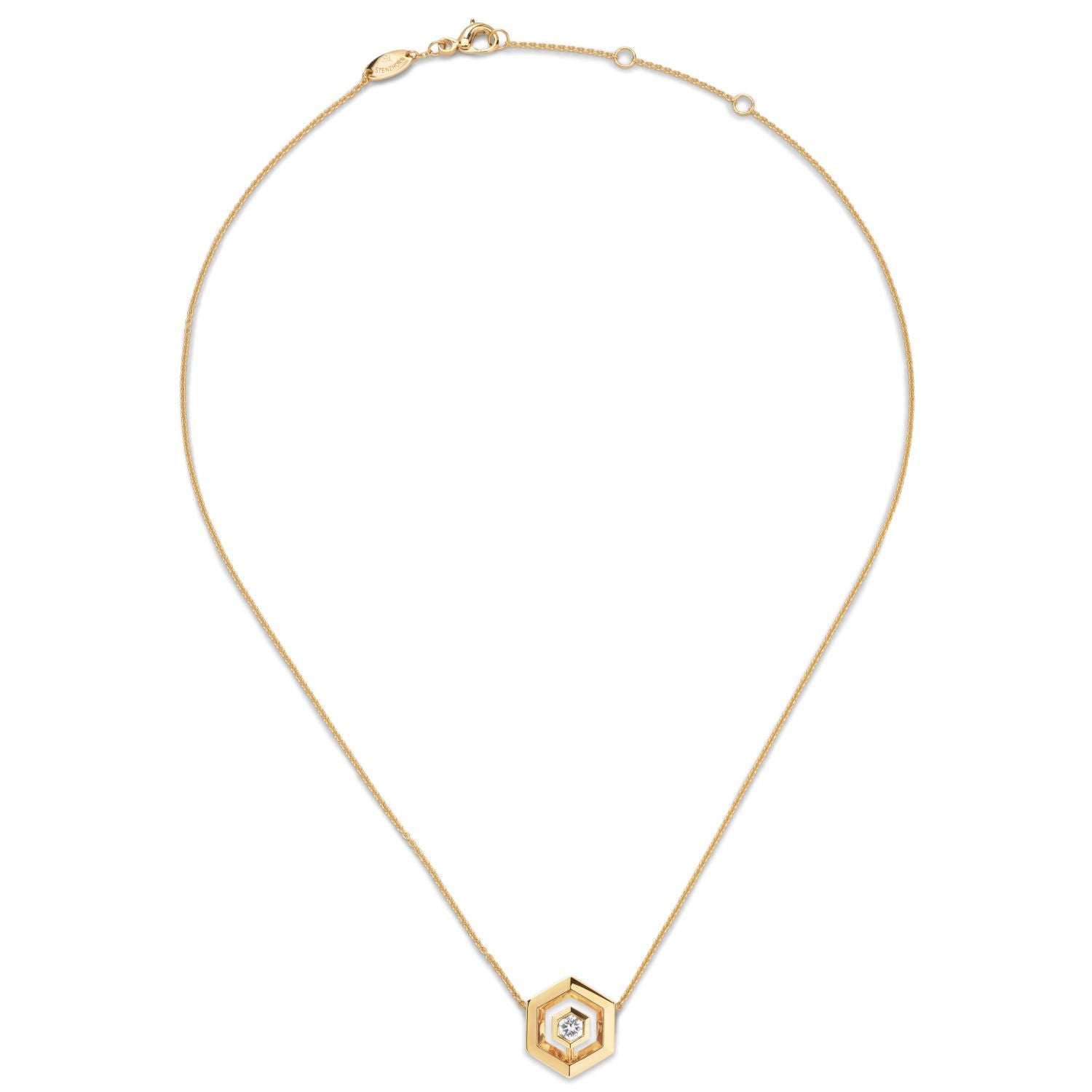 Diamond Halo Necklace