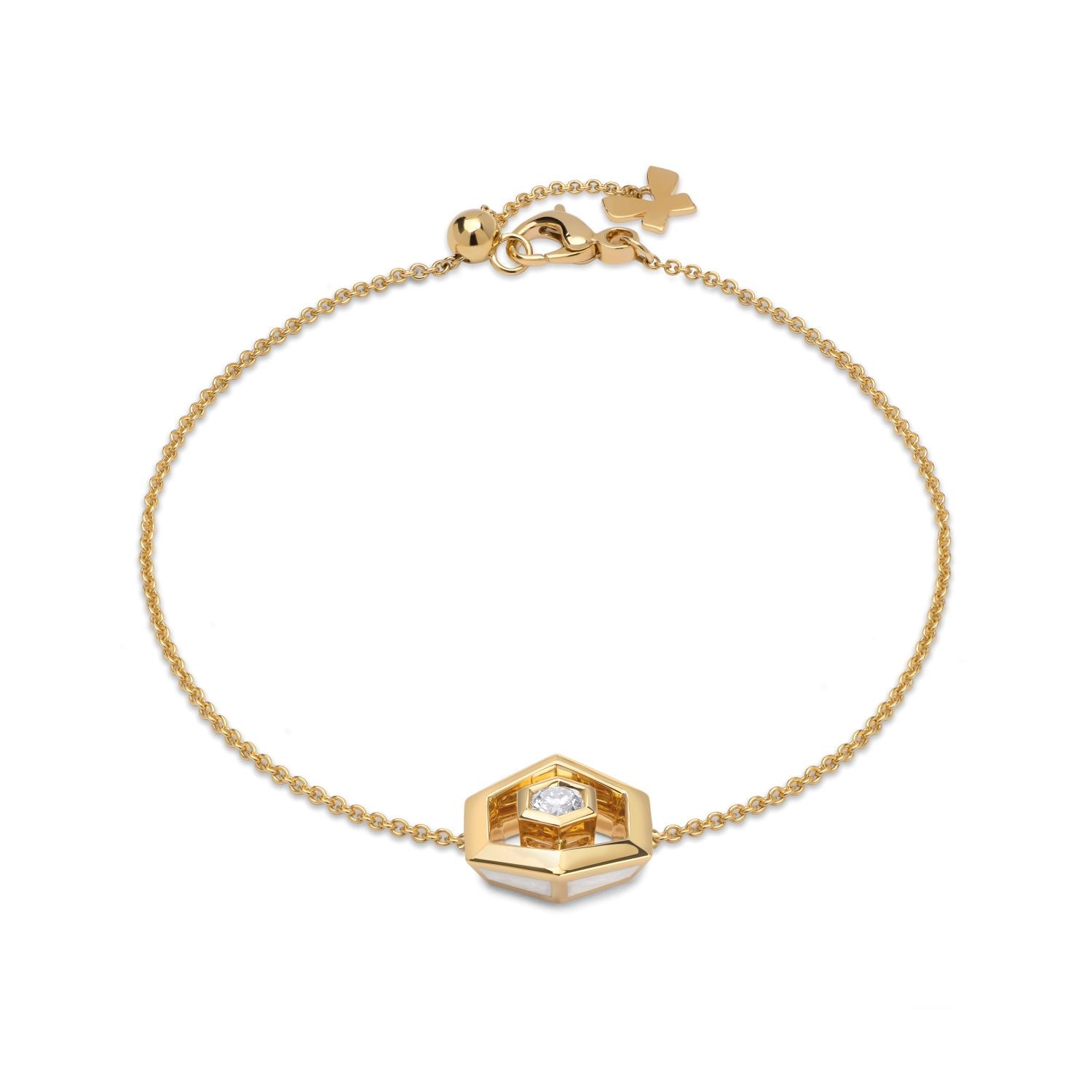 Diamond Halo Bracelet