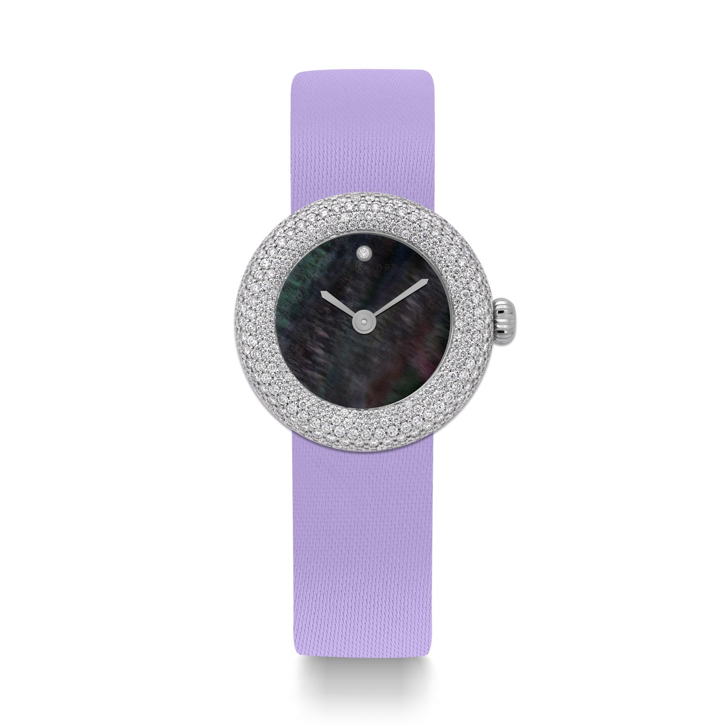 BOUQUET Watch, Black Mother of Pearl and Diamonds