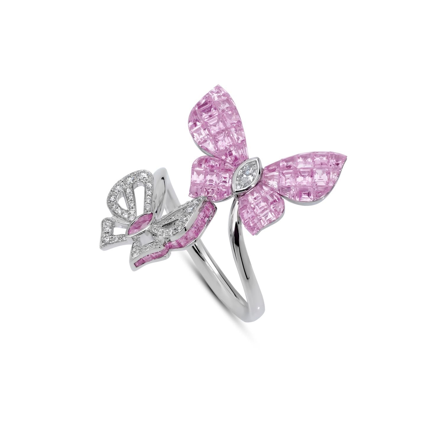 MEET CUTE Pink Sapphire Double Ring