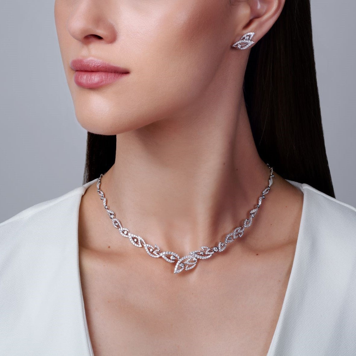 AMALFI Diamant Halskette mit Verlängerung