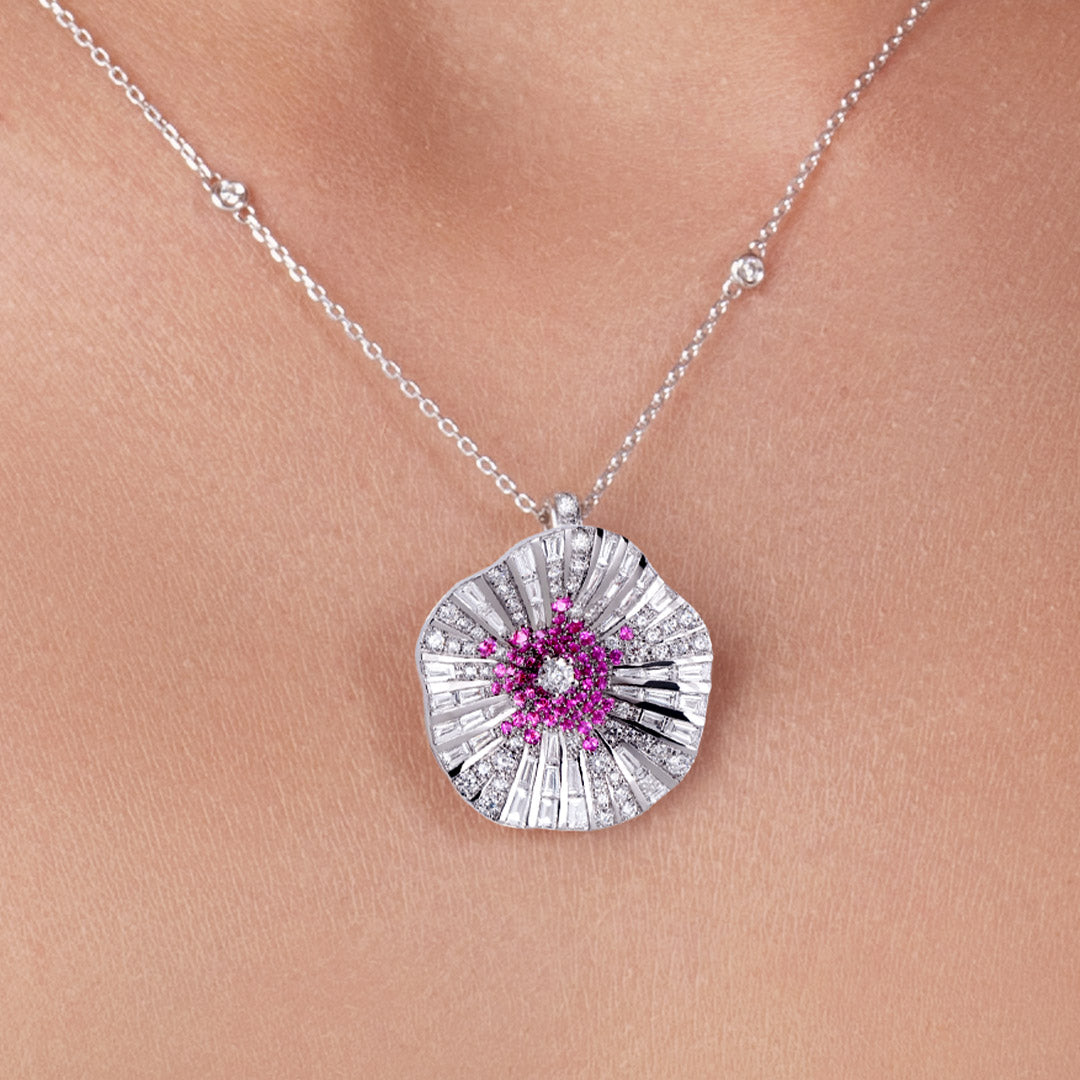 BELLE Pink Sapphire Pendant