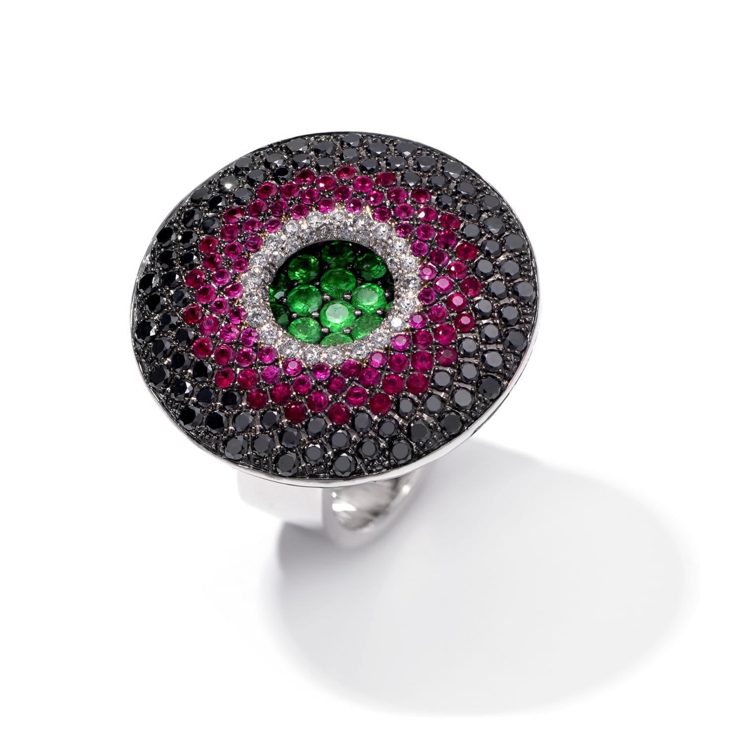 VINTAGE: Circle Ring Ruby