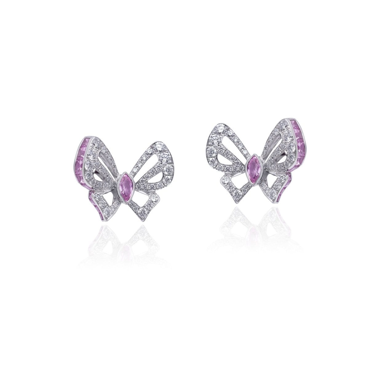 MADEMOISELLE B. Pink Sapphire Earrings