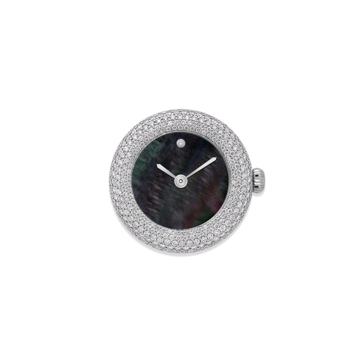 BOUQUET Watch, Black Mother of Pearl and Diamonds